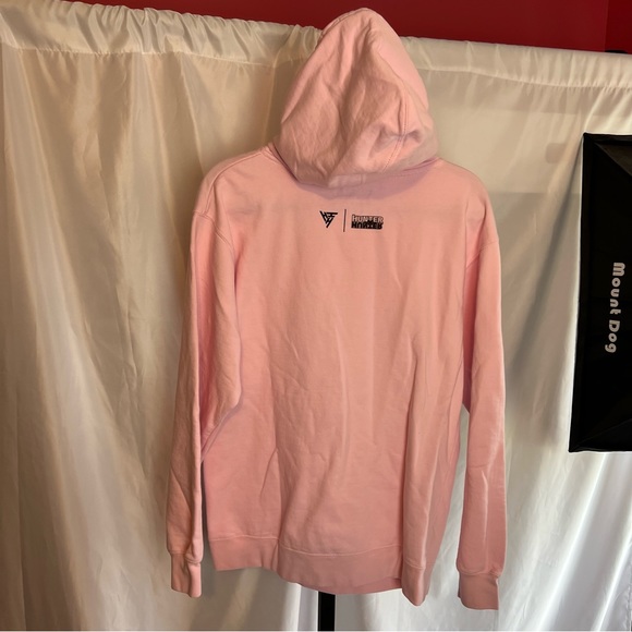 Hypeland HxH Hunter x Hunter Pink Hisoka Spade Hoodie, size Medium - Picture 7 of 9